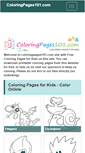 Mobile Screenshot of coloringpages101.com